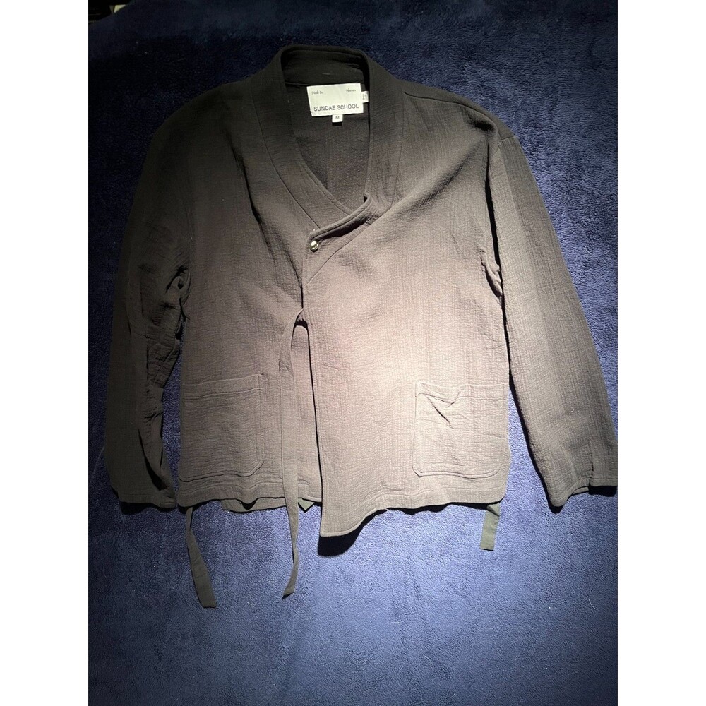 Sundae School Heaven Black Jacket Medium Belt Long Sleeve Great Condition